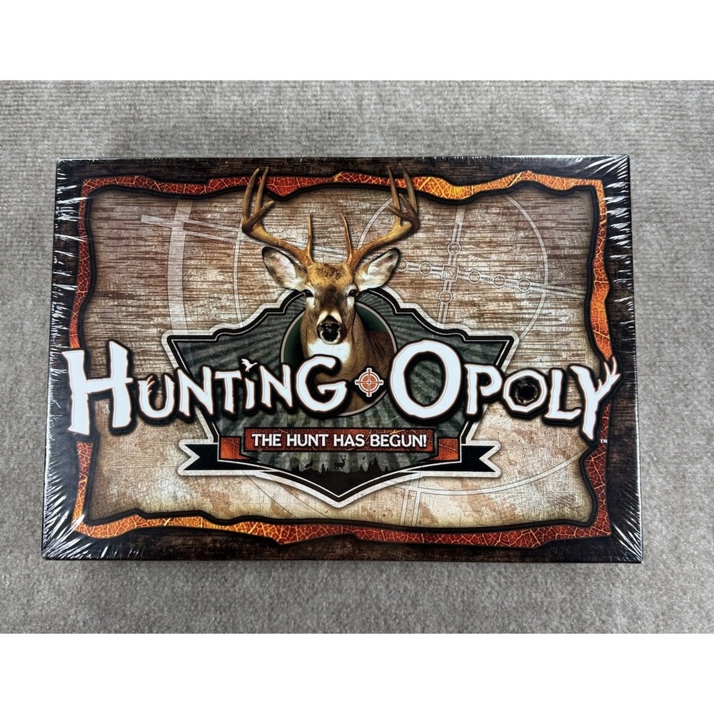 Hunting-Opoly The Hunt Has Begun‎ Strategy Board Game Made in USA NEW SEALED